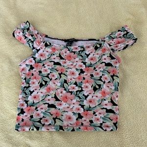 Flowery Crop Top